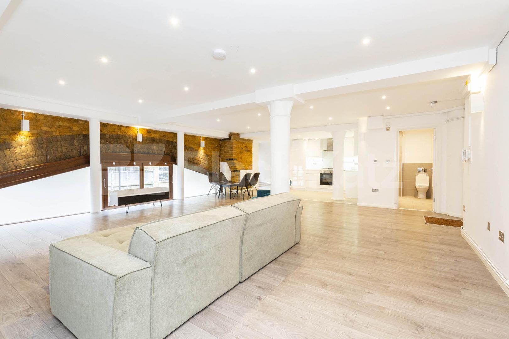 974sqt of loft space available in this large one bedroom warehouse conversion  Springfield House lofts - Tyssen Street, Dalston